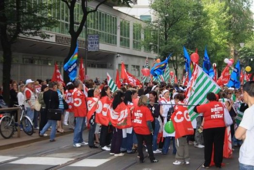 Lavoro, previdenza, welfare e sviluppo: in piazza anche l'Abruzzo